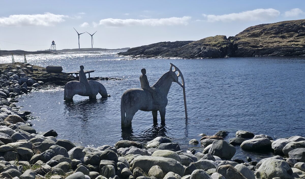 Rising Tides sculpture, Kvalsvik, Haugesund
